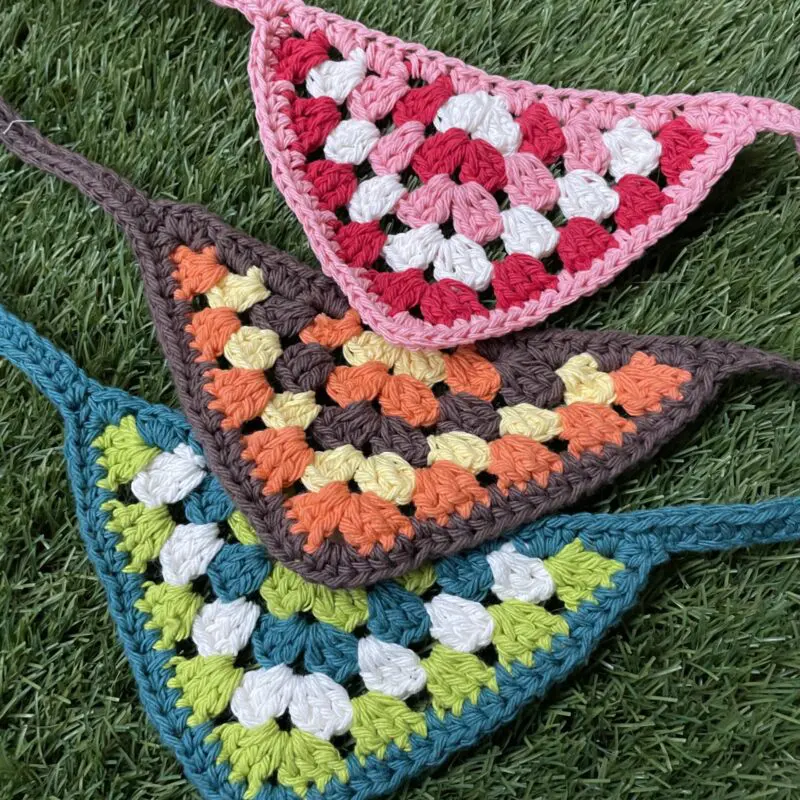 Classic Crochet Bandana